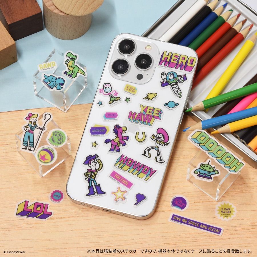 ピクサーキャラクター ／ モバイルステッカー