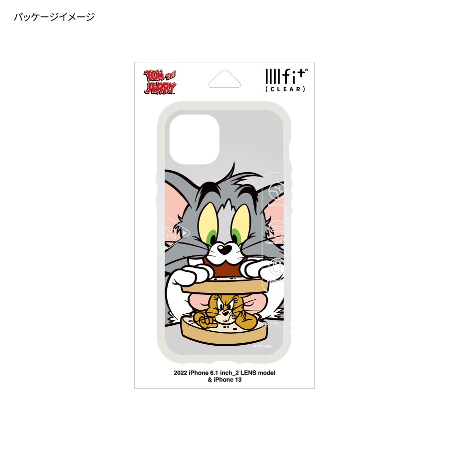 トムとジェリー IIIIfit Clear iPhone14 / 13 対応 ケース