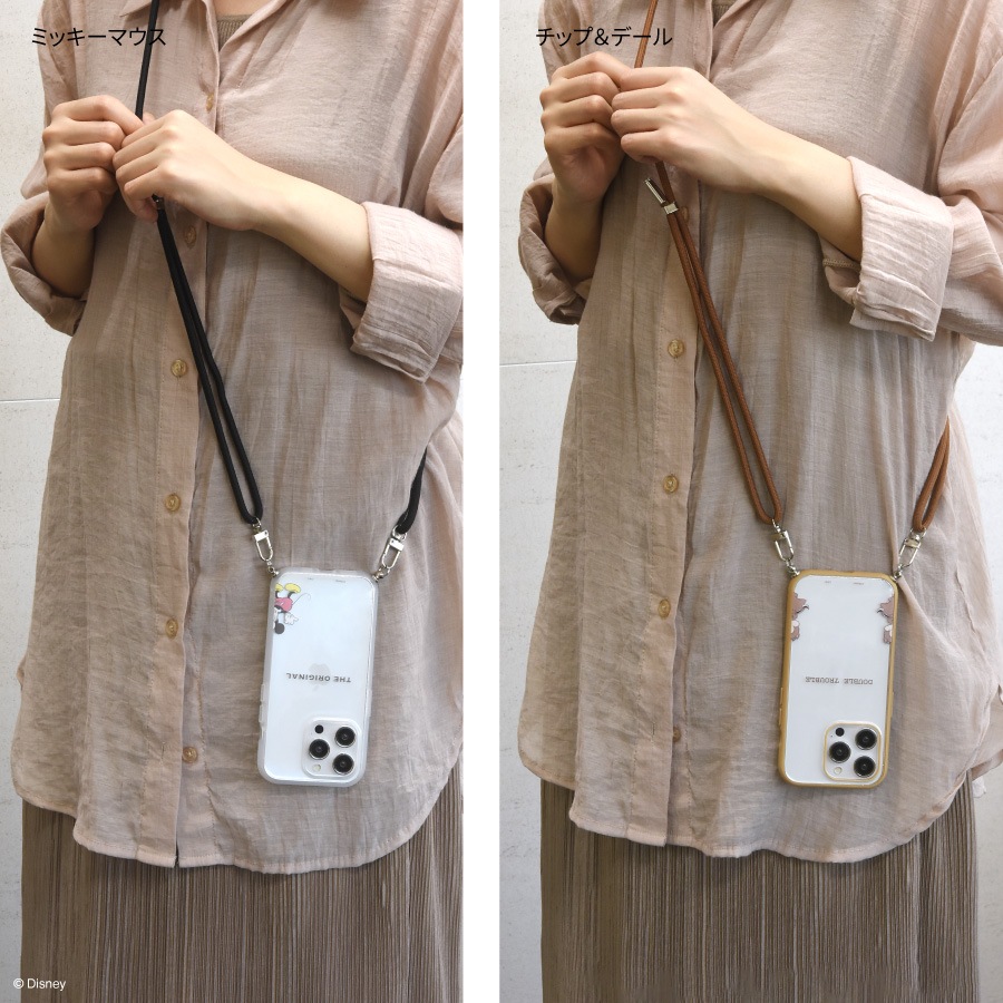 ディズニーキャラクター ／ IIIIfit Loop iPhone15 Pro 対応 ケース