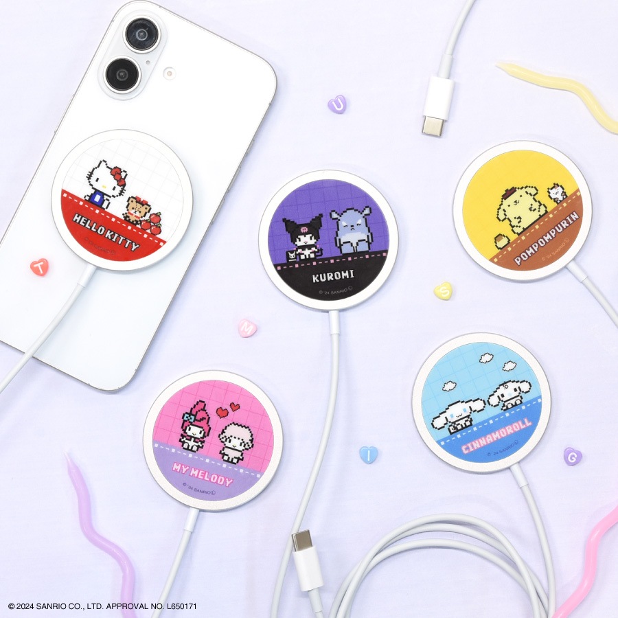 サンリオキャラクターズ MagSafe 対応 ワイヤレスチャージャー