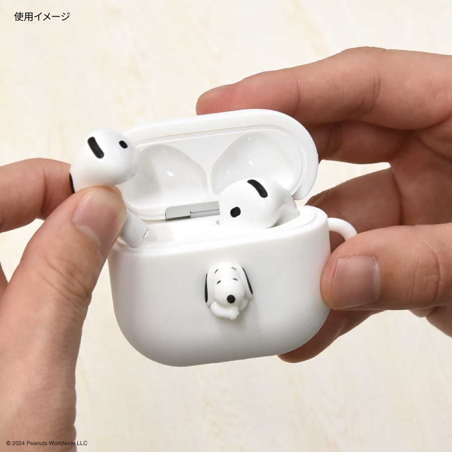 ピーナッツ スヌーピー AirPods 4 対応 シリコンケース | アイテムから