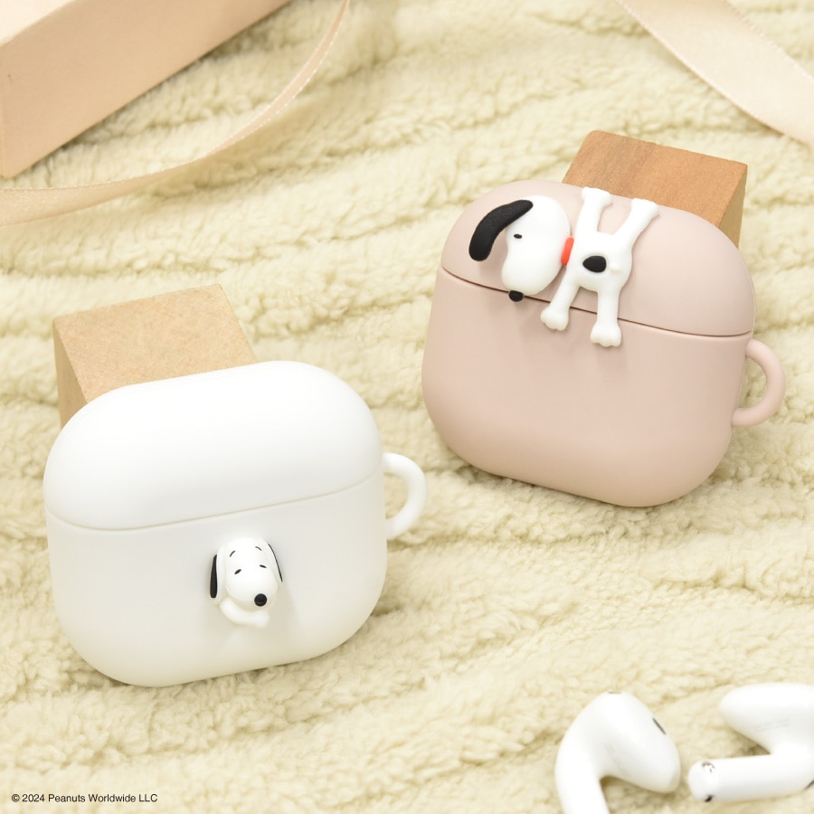 ピーナッツ スヌーピー AirPods 4 対応 シリコンケース