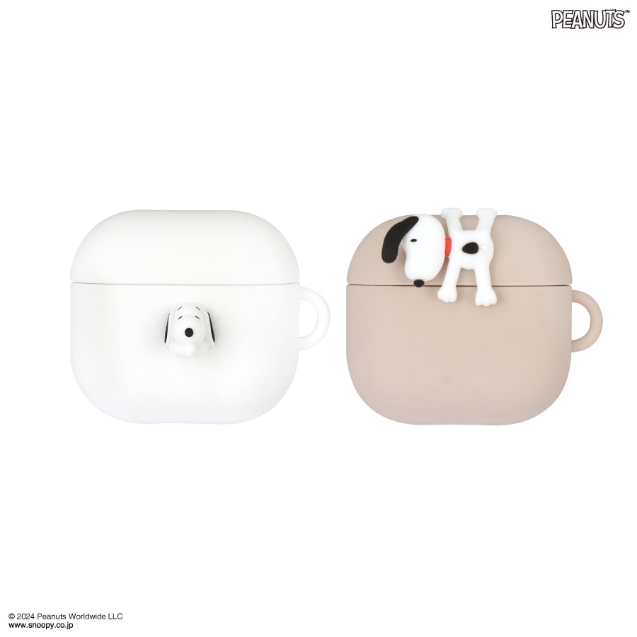 ピーナッツ スヌーピー AirPods 4 対応 シリコンケース | は行