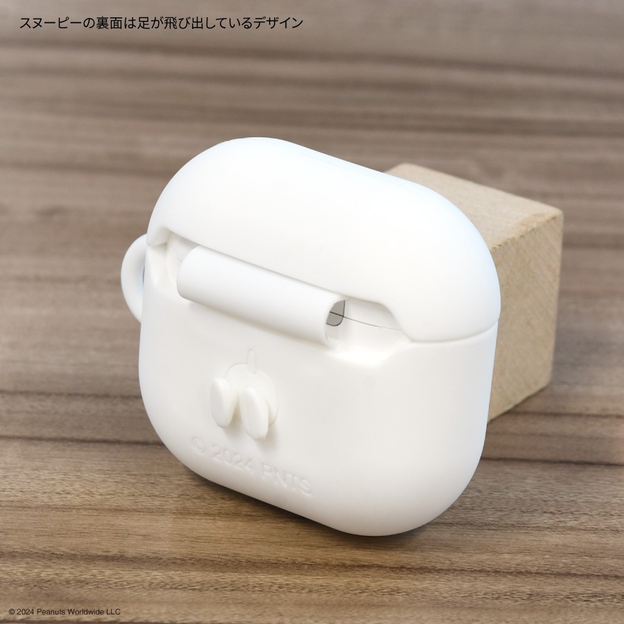 ピーナッツ スヌーピー AirPods 4 対応 シリコンケース | は行