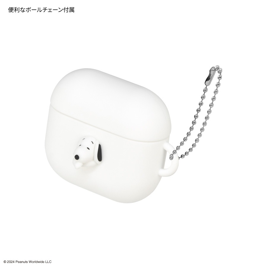 ピーナッツ スヌーピー AirPods 4 対応 シリコンケース