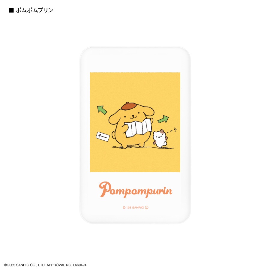 サンリオキャラクターズ MagSafe対応 ワイヤレスリチウム充電器 5000mAh