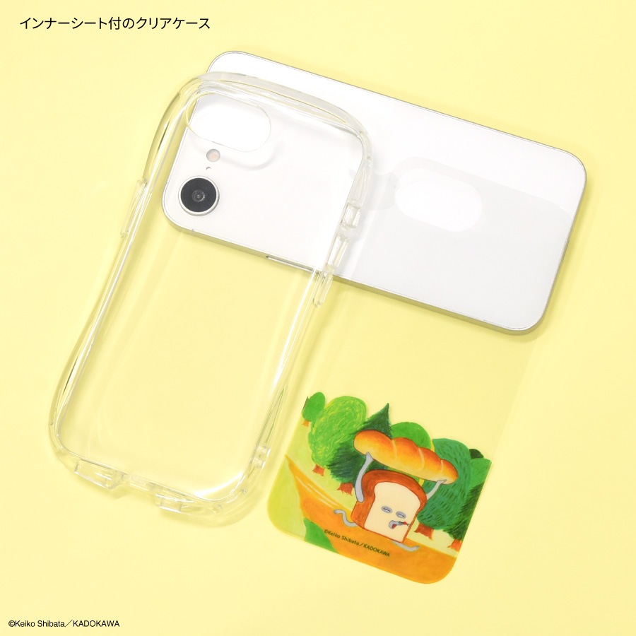 パンどろぼう iPhone16e 対応 クリスタルクリアケース