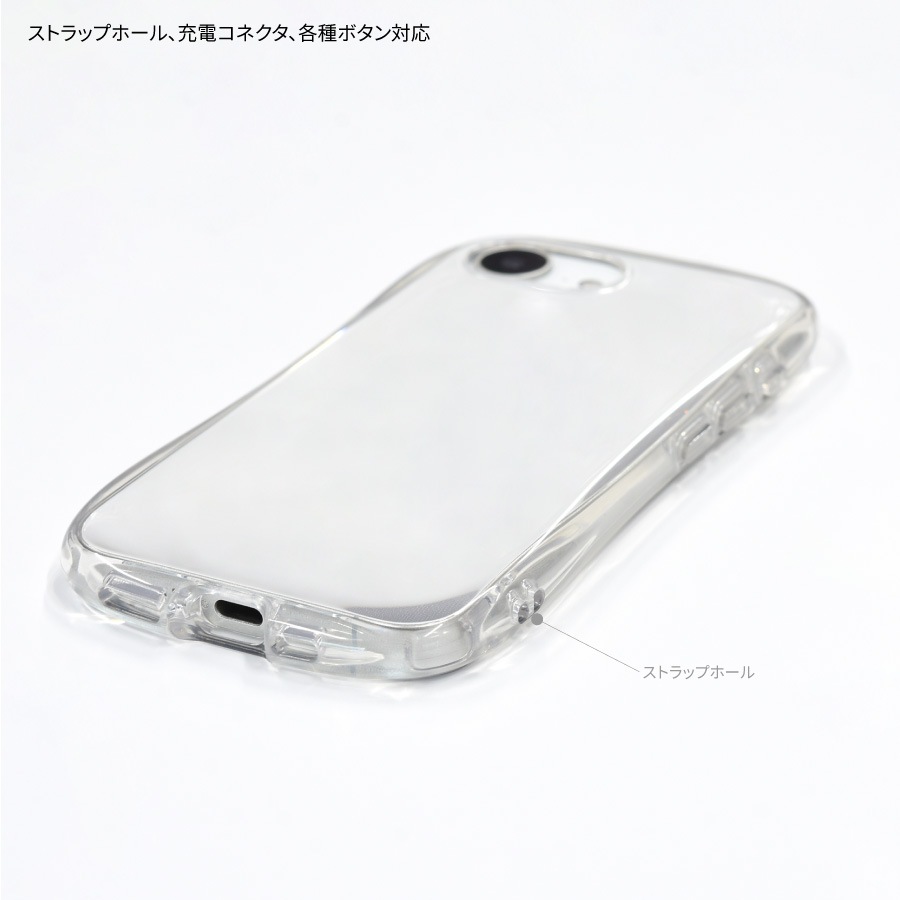 ドラえもん iPhone16e 対応 クリスタルクリアケース