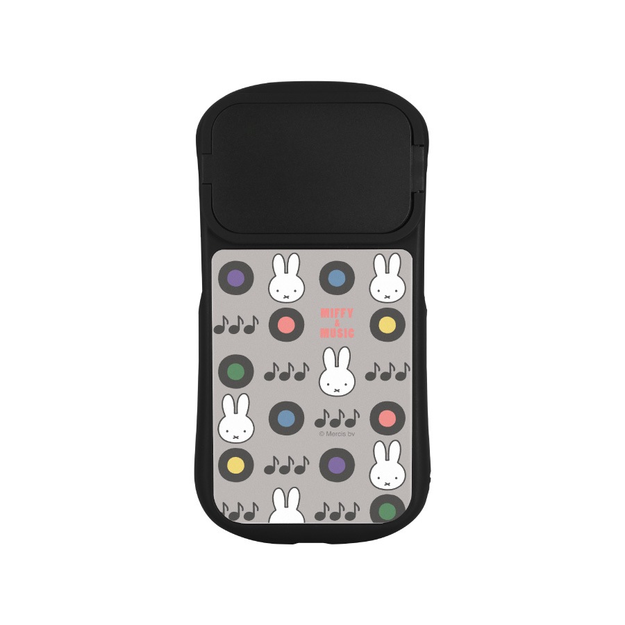 ミッフィー MIFFY＆MUSIC iPhone15 / 15 Pro / 14 / 14 Pro / 13 / 13 Pro / 12 / 12 Pro 対応 ハイブリッドガラスケース