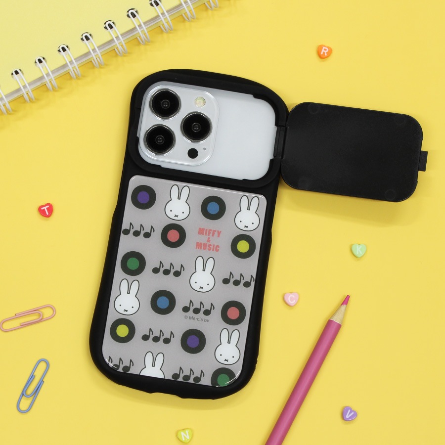 ミッフィー MIFFY＆MUSIC iPhone15 / 15 Pro / 14 / 14 Pro / 13 / 13