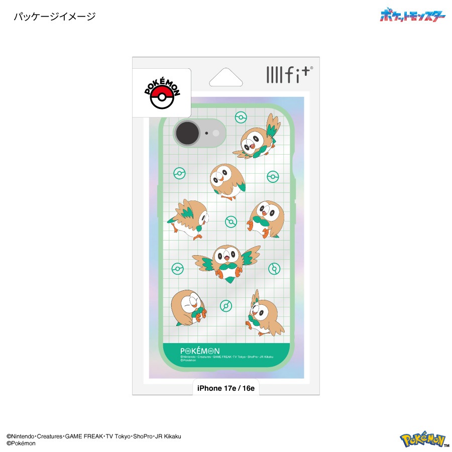 ポケットモンスター IIIIfit Clear iPhone17e / 16e 対応 ケース