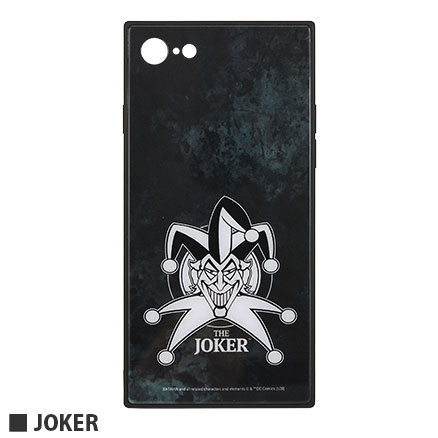 BATMAN iPhoneSE(第2世代)/8/7対応 スクエアガラスケース