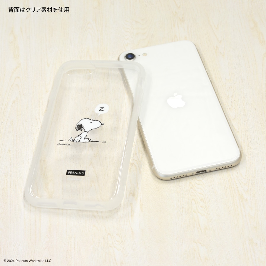 ピーナッツ スヌーピー IIIIfit Clear iPhoneSE(第3世代/第2世代)/8/7/6s/6 対応 ケース