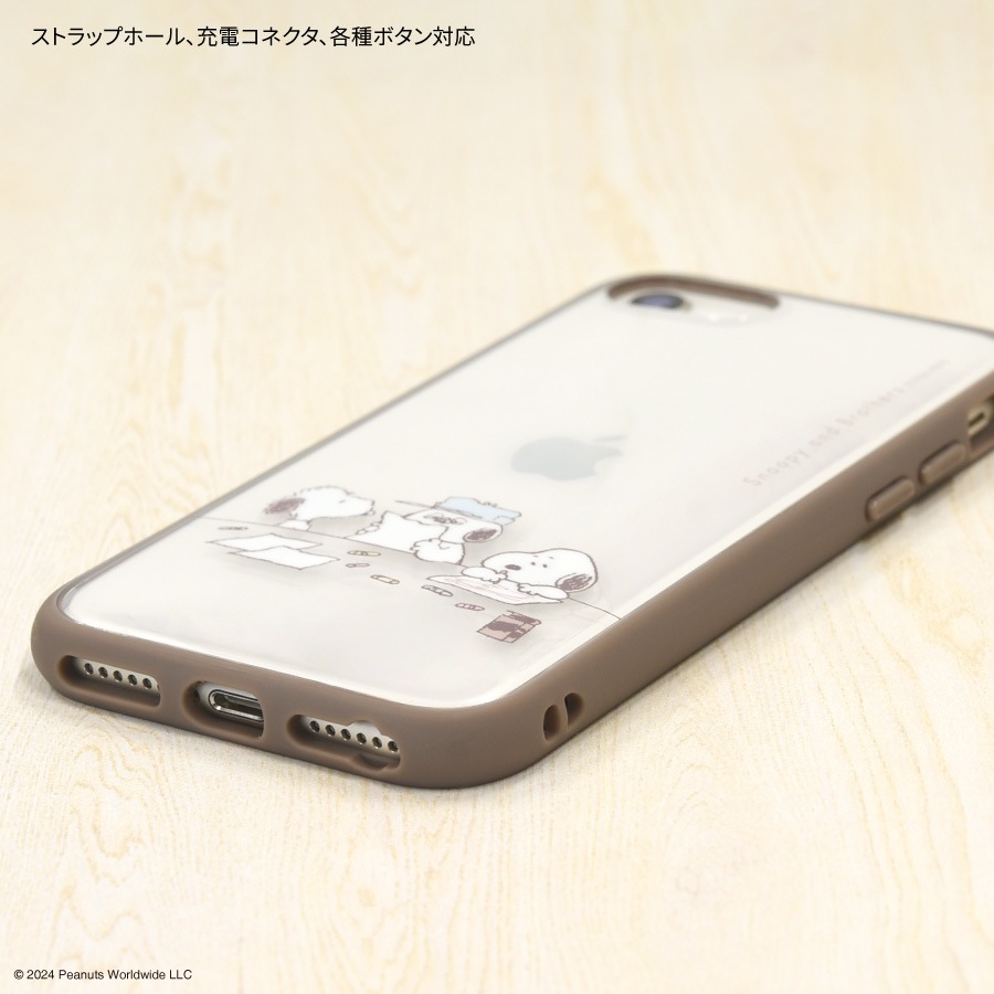 ピーナッツ スヌーピー IIIIfit Clear iPhoneSE(第3世代/第2世代)/8/7/6s/6 対応 ケース