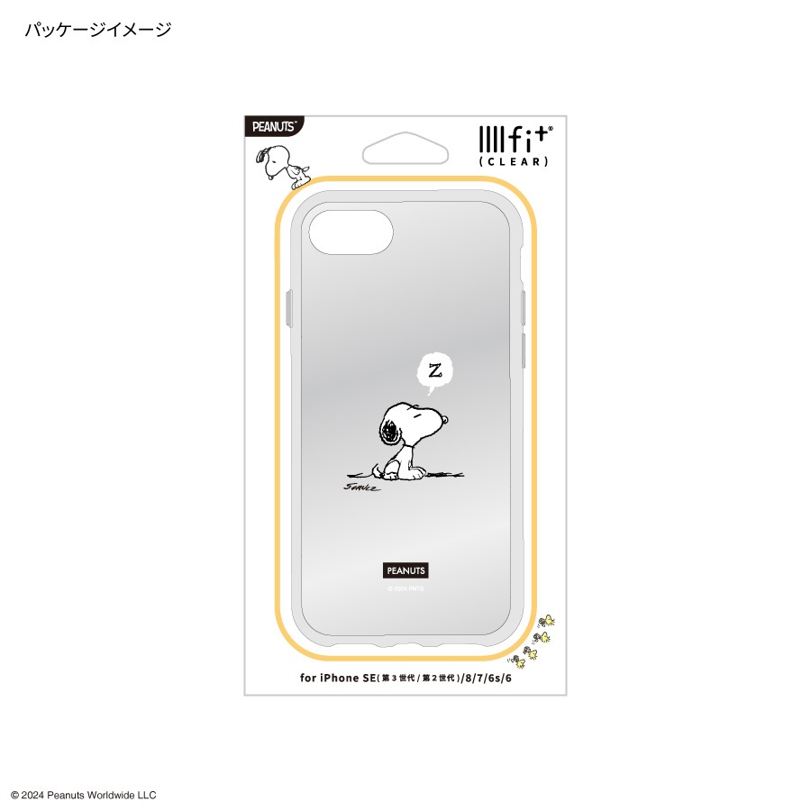 ピーナッツ スヌーピー IIIIfit Clear iPhoneSE(第3世代/第2世代