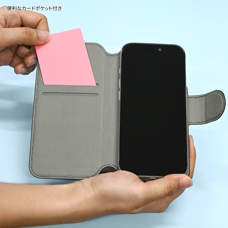 ディズニーキャラクター ／ iPhone専用 MagSafe 対応 手帳型 スマートフォンカバー
