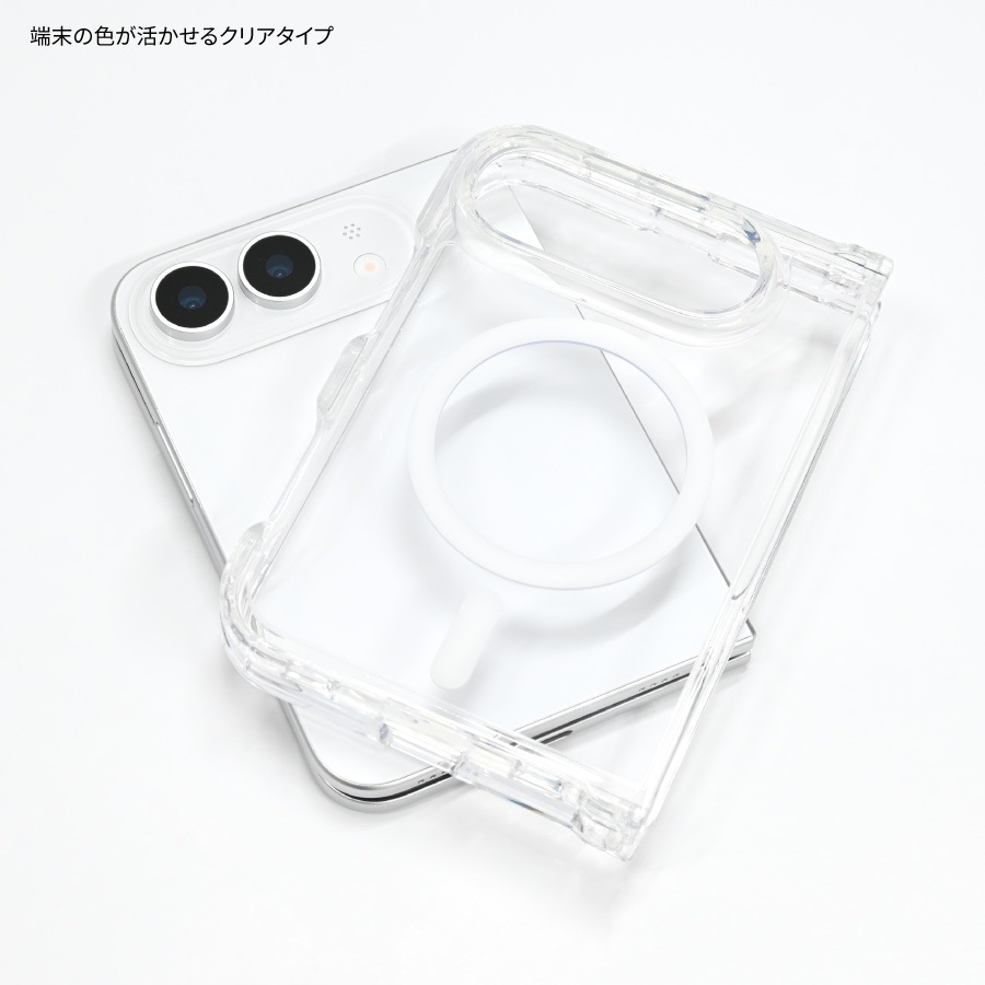 10月下旬発売予定　iPhone Duo MagSafe 対応 クリアケース
