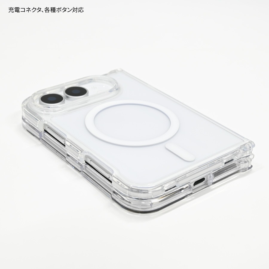 10月下旬発売予定　iPhone Duo MagSafe 対応 クリアケース