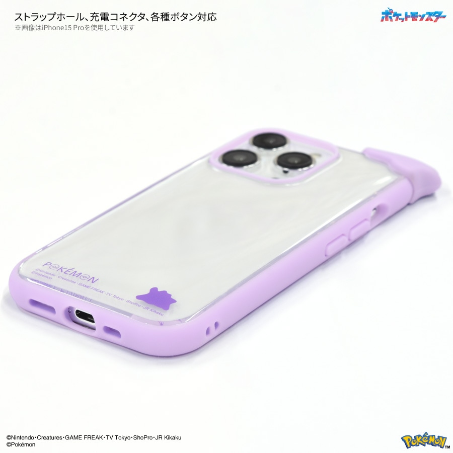 ポケットモンスター フレーム IIIIfit Clear iPhone15 / 14 / 13 対応 ケース