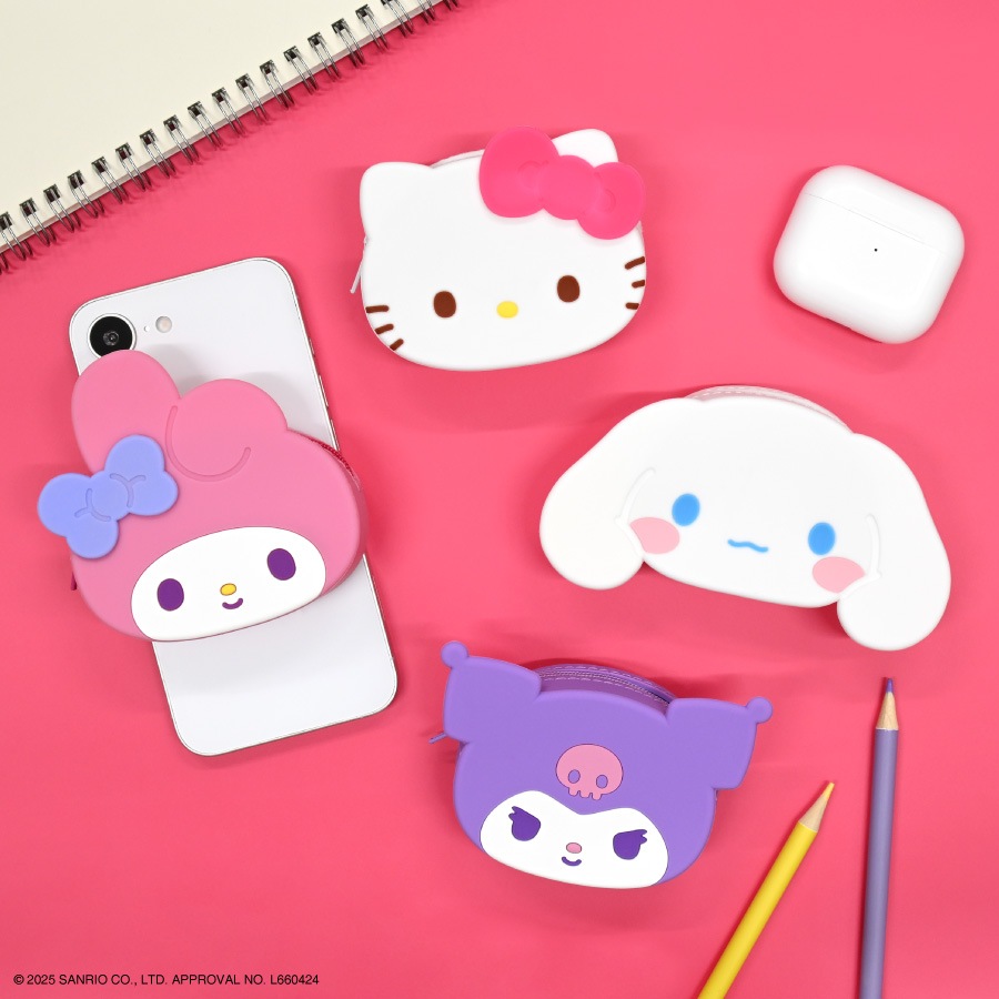 サンリオキャラクターズ MagSafe 対応 シリコンポーチ