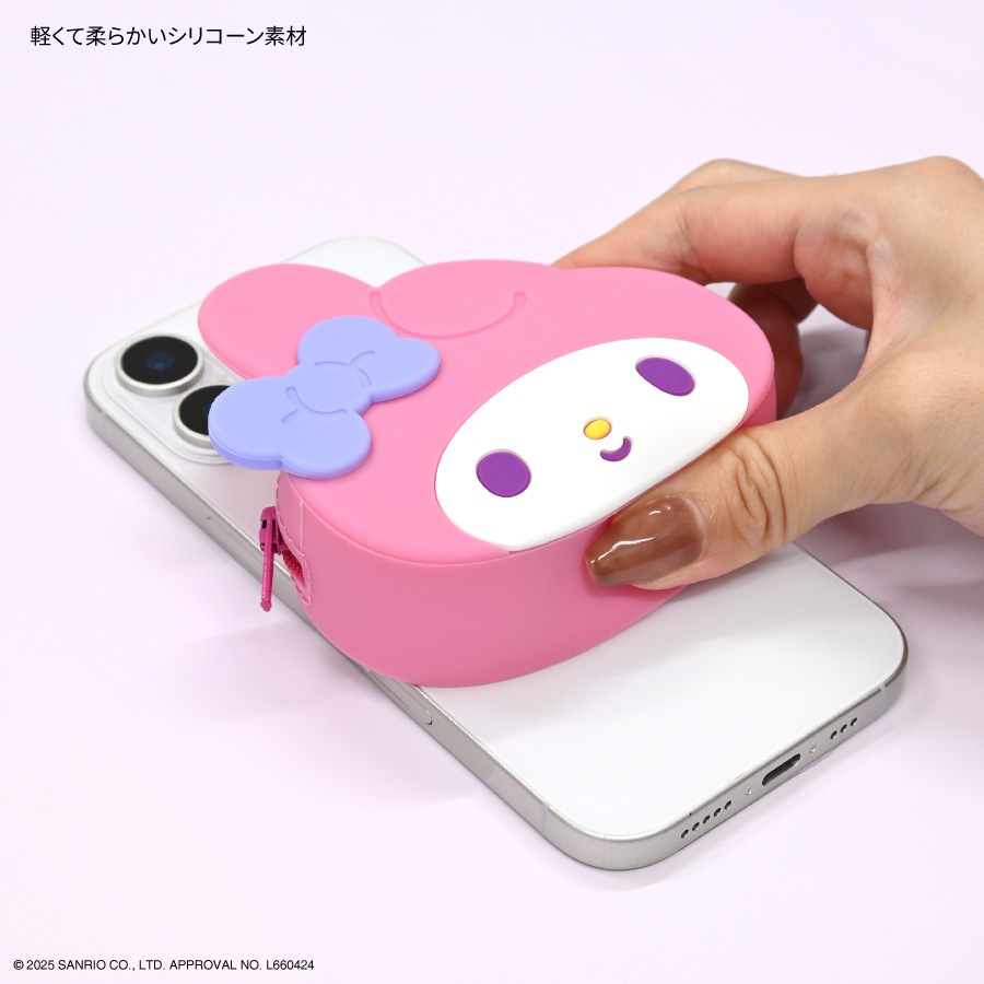 サンリオキャラクターズ MagSafe 対応 シリコンポーチ