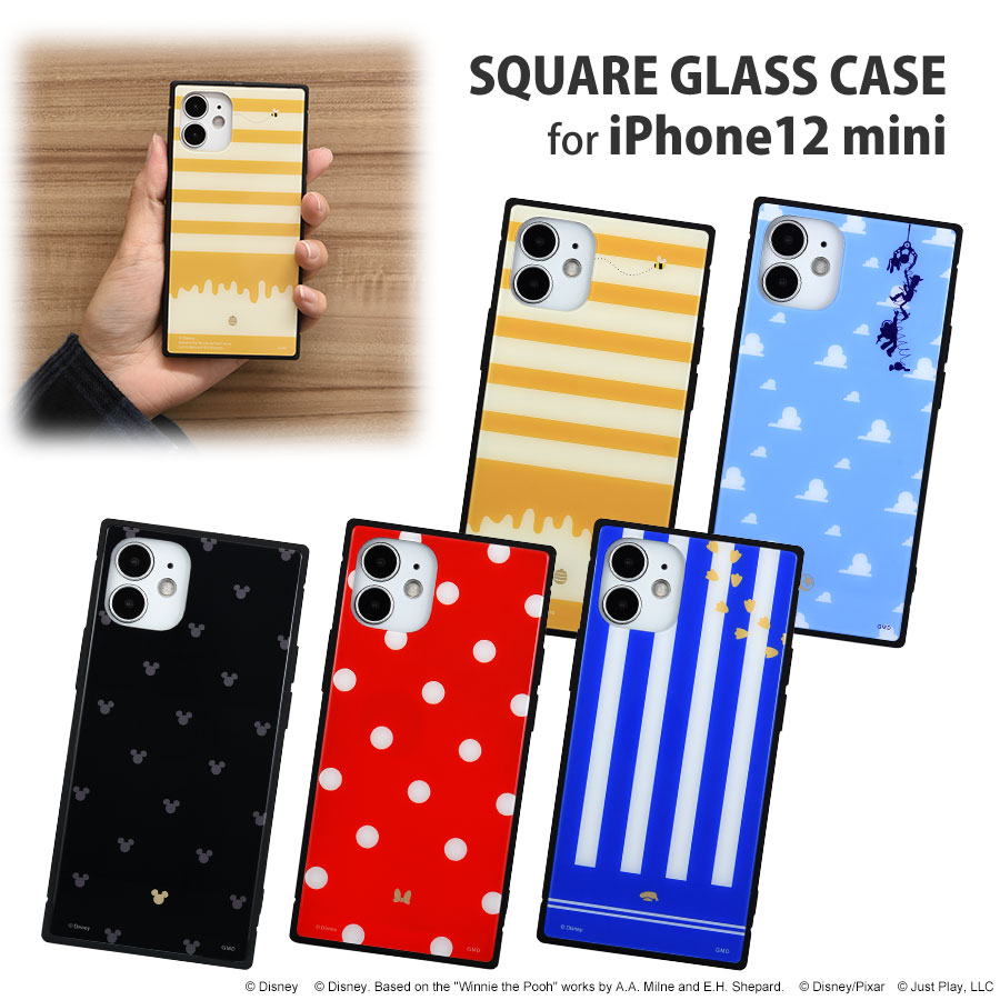 ディズニーキャラクター、ピクサーキャラクター／iPhone12 mini対応