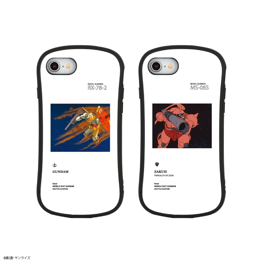 機動戦士ガンダム iPhoneSE(第3世代/第2世代)/8/7/6s/6対応 ハイブリッドガラスケース