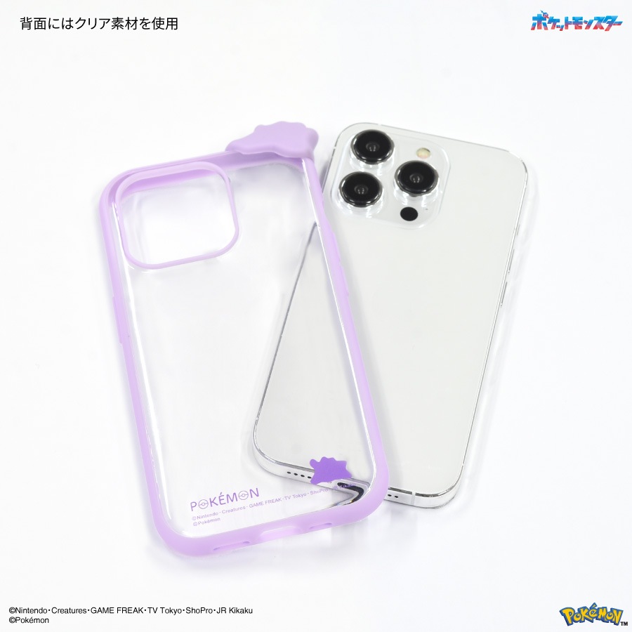 ポケットモンスター フレーム IIIIfit Clear iPhone15 Pro 対応 ケース