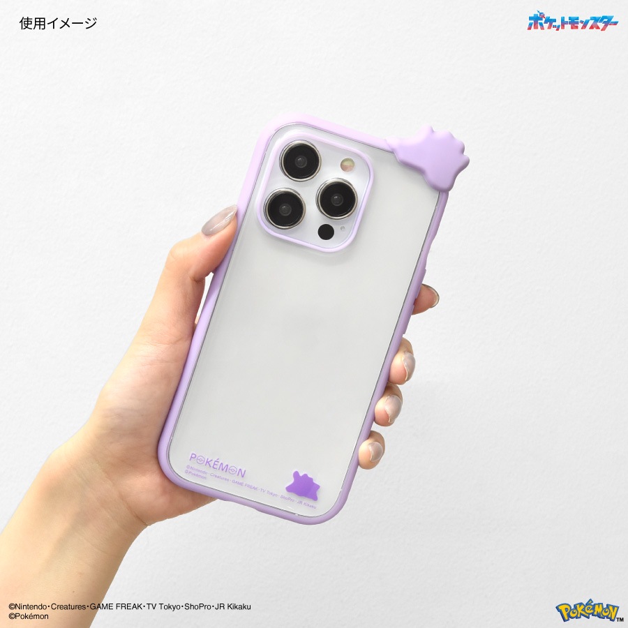 ポケットモンスター フレーム IIIIfit Clear iPhone15 Pro 対応 ケース