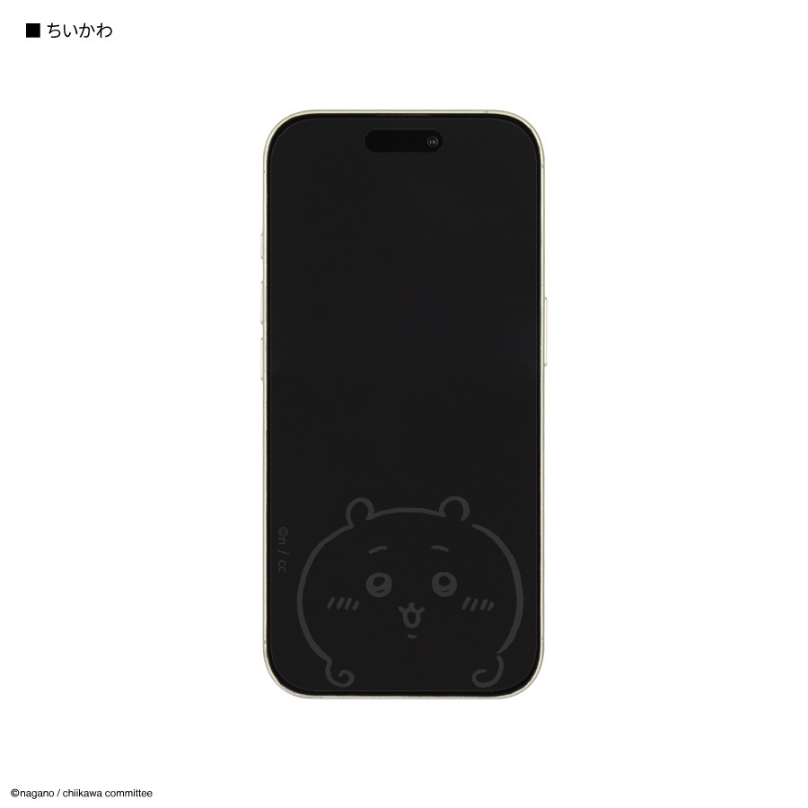 ちいかわ iPhone 16 / 15 / 15 Pro / 14 / 14 Pro / 13 / 13 Pro 対応 ガラススクリーンプロテクター