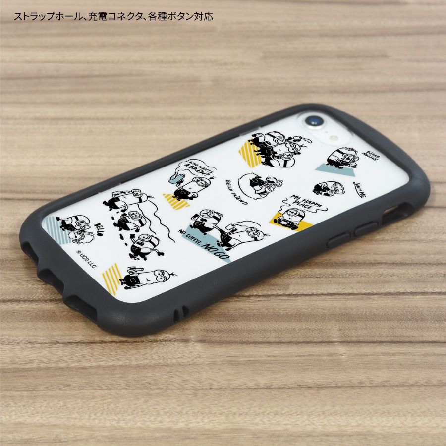 『怪盗グルー／ミニオンズ』シリーズ iPhoneSE(第3世代/第2世代)/8/7/6s/6対応 ハイブリッドクリアケース