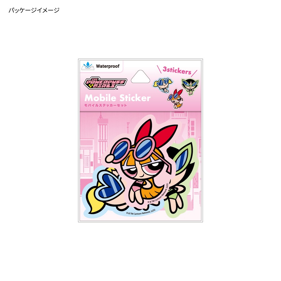 パワーパフ ガールズ モバイルステッカー