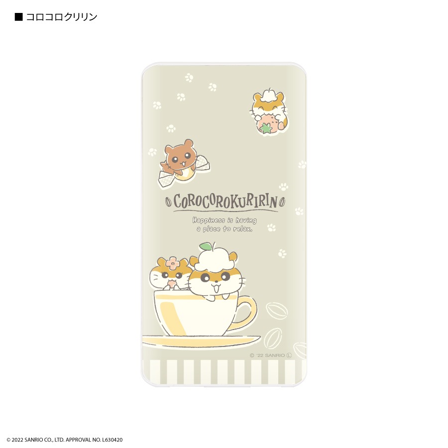 サンリオキャラクターズ USB/USB Type-C 4000mAh リチウムイオンポリマー充電器2.1A