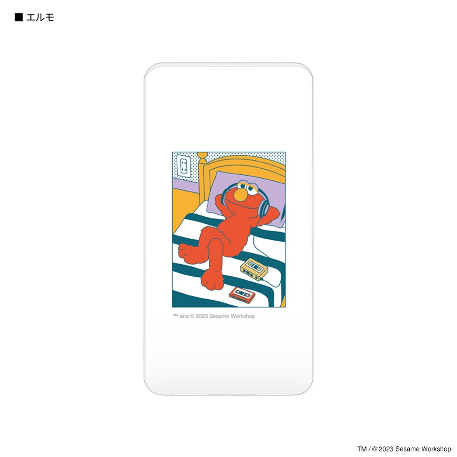 セサミストリート USB / USB Type-C 4000mAh リチウムイオンポリマー充電器 2.1A