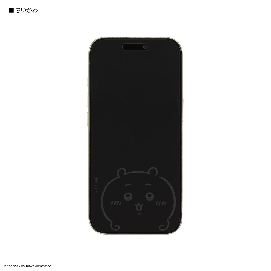 ちいかわ iPhone 16 Pro 対応 ガラススクリーンプロテクター