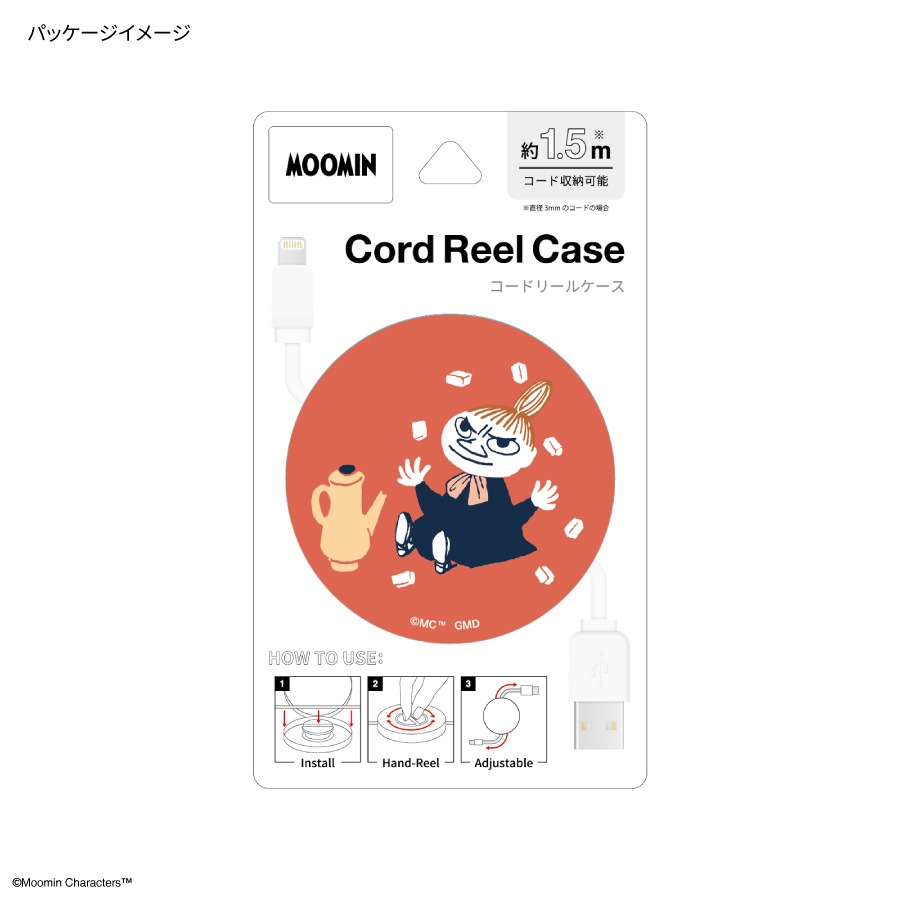 ムーミン リトルミイフェア コードリールケース