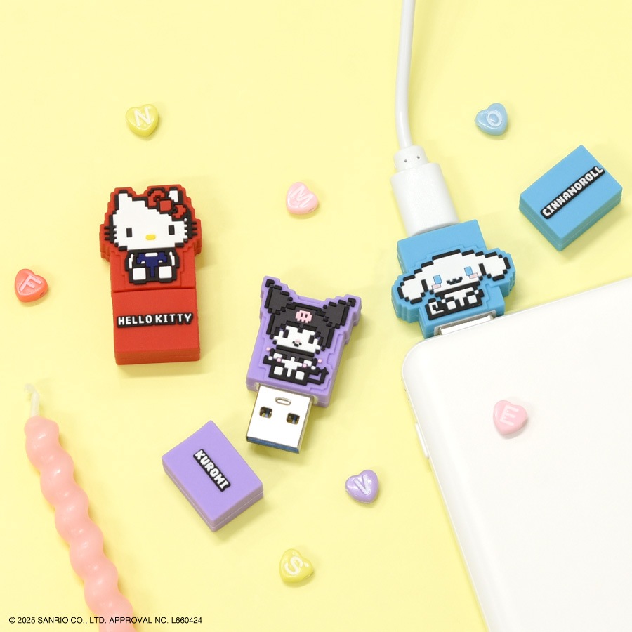 サンリオキャラクターズ USB Type-C to A 変換アダプタ