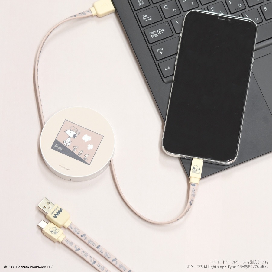 ピーナッツ スヌーピー USB Type-C 対応 同期＆充電ケーブル | は行