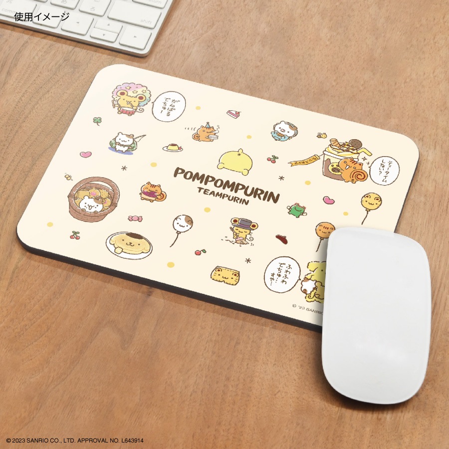 チームプリン漫画 マウスパッド | さ行,サンリオ,ポムポムプリン