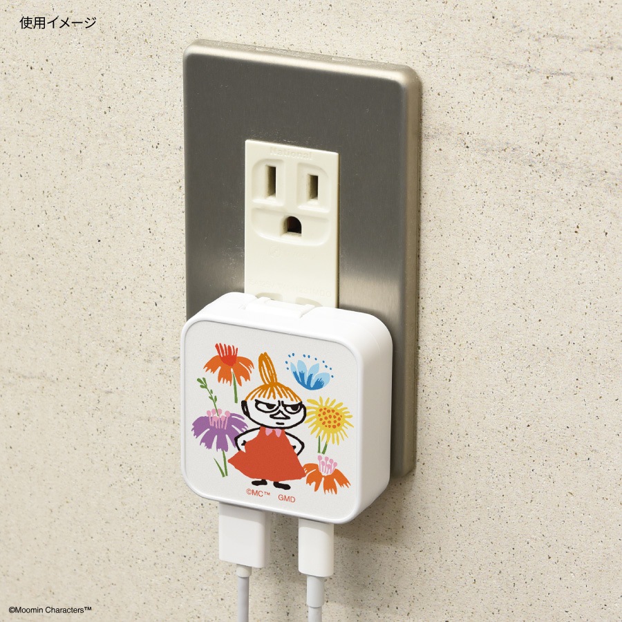 ムーミン【リトルミイフェア】 USB / USB Type-C ACアダプタ