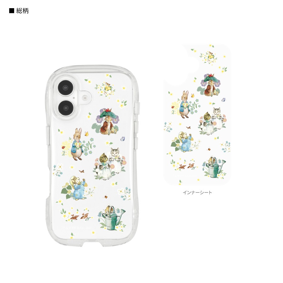 ピーターラビット(TM) iPhone16 対応 クリスタルクリアケース | 新着
