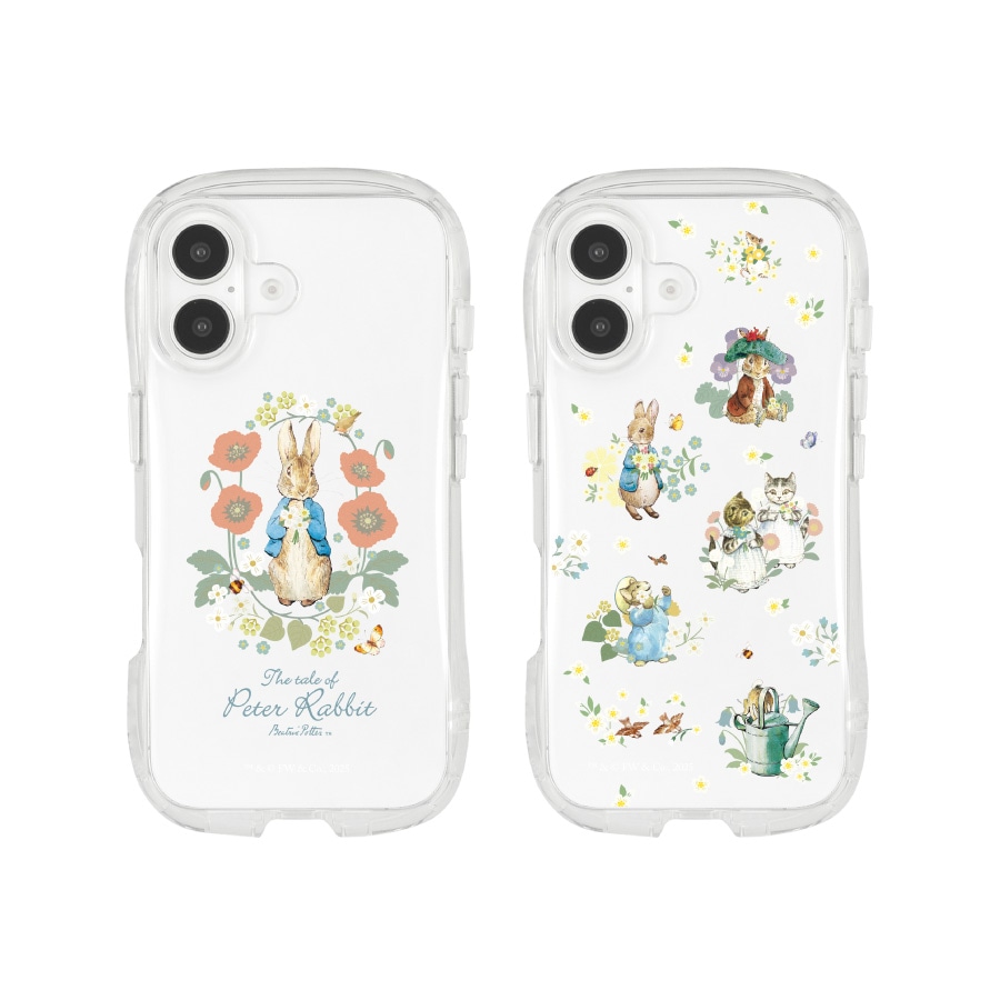 ピーターラビット(TM) iPhone16 対応 クリスタルクリアケース | 新着