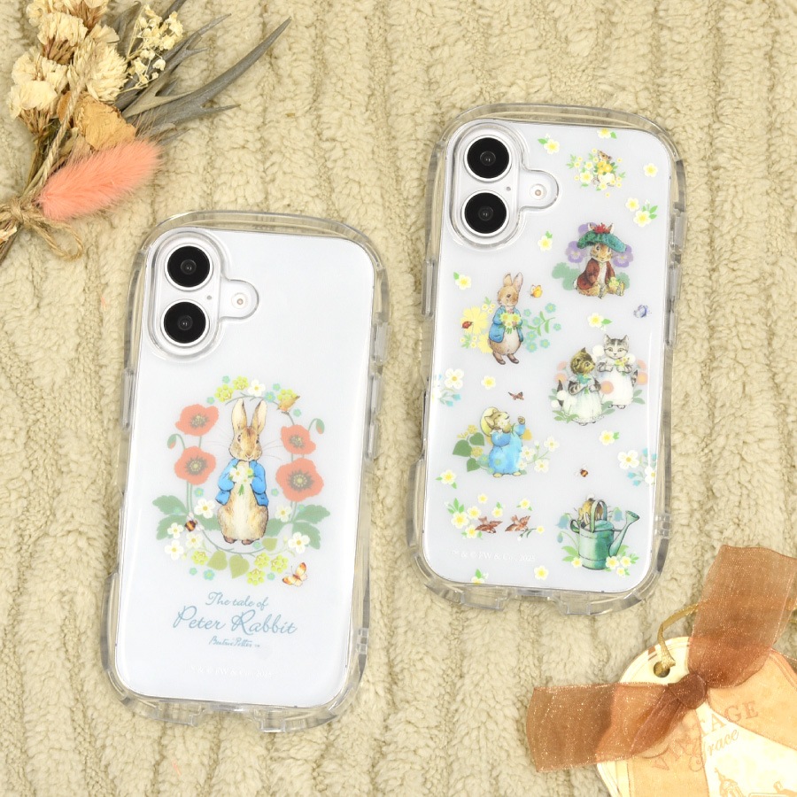 ピーターラビット(TM) iPhone16 対応 クリスタルクリアケース | 新着