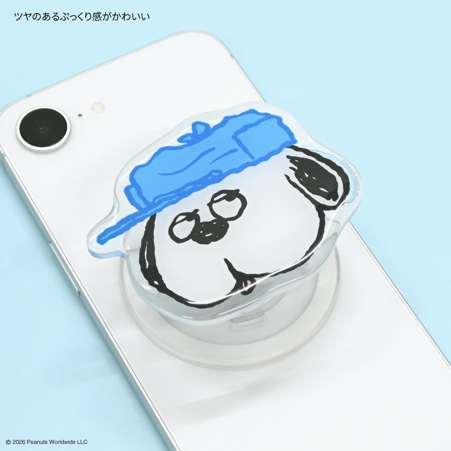 ピーナッツ スヌーピー MagSafe 対応 ダイカット クリア POCOPOCO