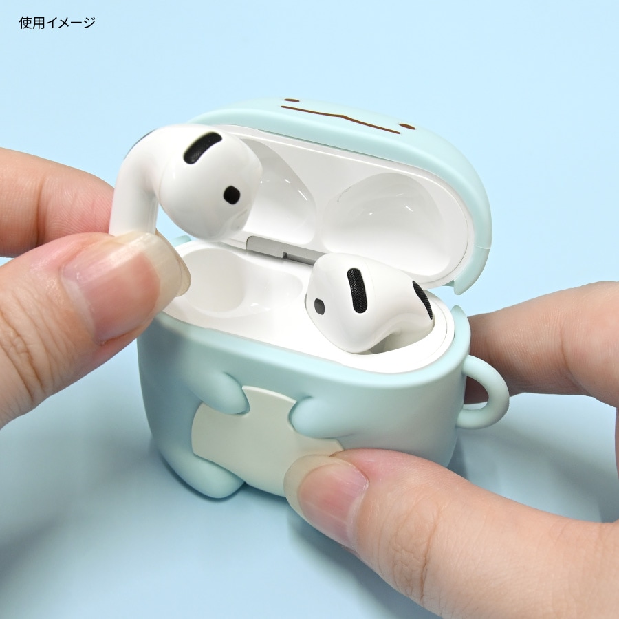 すみっコぐらし AirPods 4 対応 シリコンケース | さ行,すみっコぐらし