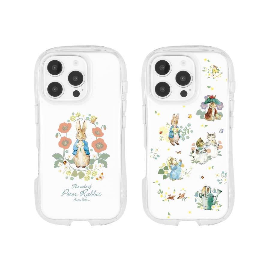 ピーターラビット(TM) iPhone16 Pro 対応 クリスタルクリアケース