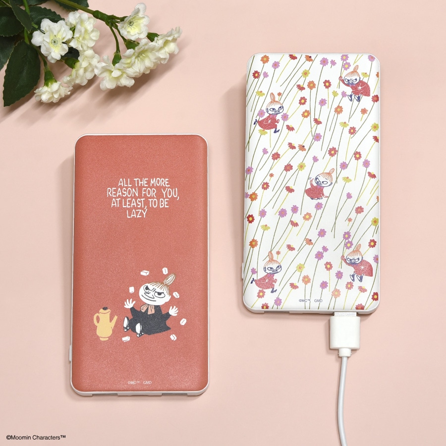 ムーミン リトルミイフェア USB / USB Type-C 4000mAh リチウムイオンポリマー充電器 2.1A