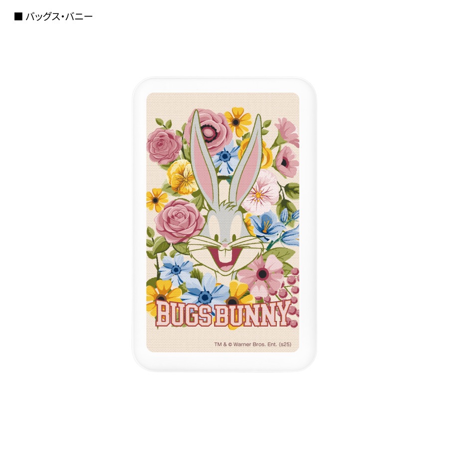 ルーニー・テューンズ MagSafe対応 ワイヤレスリチウム充電器 5000mAh