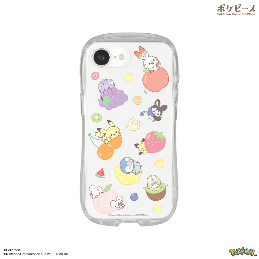 ポケットモンスター ポケピース iPhone16e 対応 クリスタルクリアケース