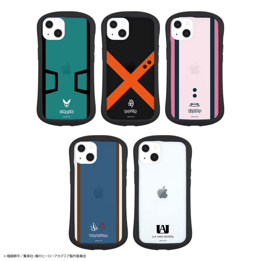 僕のヒーローアカデミア iPhone13対応ハイブリッドクリアケース | 新着